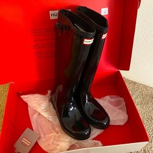 COPY - Black Hunter Rain Boots Size 10